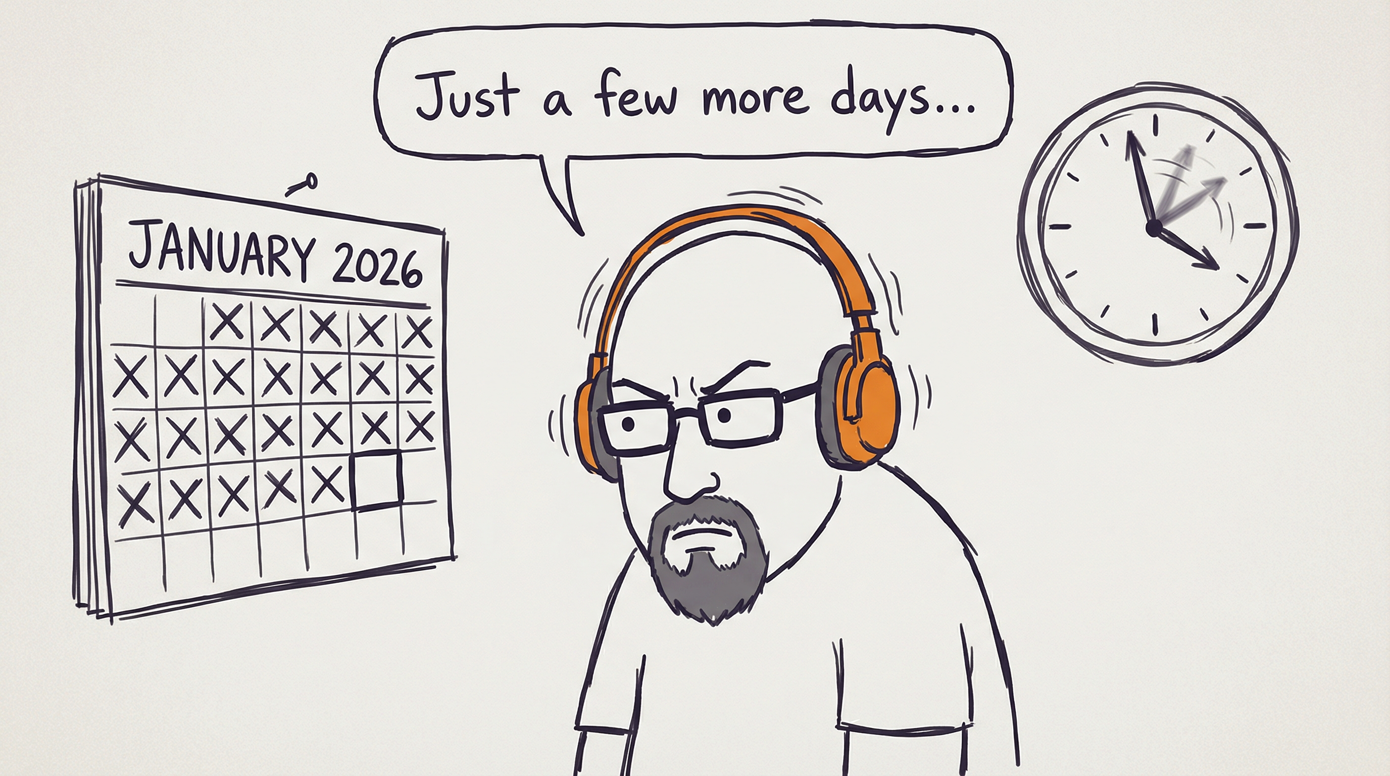 Counting down the days until credits reset